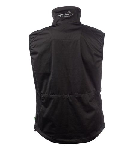 Vest unisex, veekindel ja tuulekindel, must Acadia Softshell, koerajuhile (Arrak)