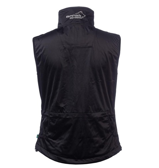 Vest naistele, veekindel ja tuulekindel, must/roosa Acadia Softshell, koerajuhile (Arrak)