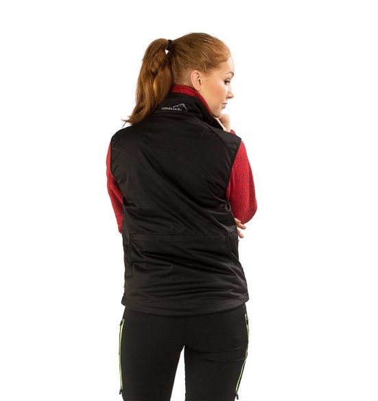 Vest naistele, veekindel ja tuulekindel, must Acadia Softshell, koerajuhile (Arrak)