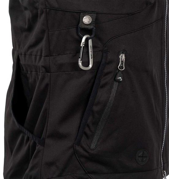 Vest naistele, veekindel ja tuulekindel, must Acadia Softshell, koerajuhile (Arrak)