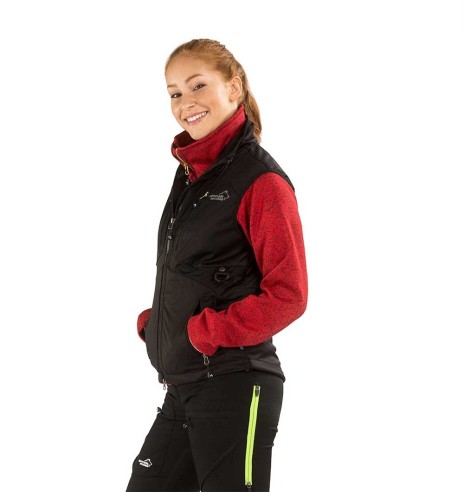 Vest naistele, veekindel ja tuulekindel, must Acadia Softshell, koerajuhile (Arrak)