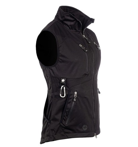Vest naistele, veekindel ja tuulekindel, must Acadia Softshell, koerajuhile (Arrak)