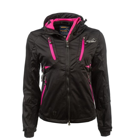 Jope naistele, veekindel ja tuulekindel, must Akka Softshell (Arrak)