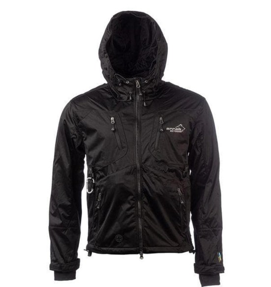 Куртка женская водонепроницаемая и ветрозащитная, черная Akka Softshell (Arrak)Каталог Товары