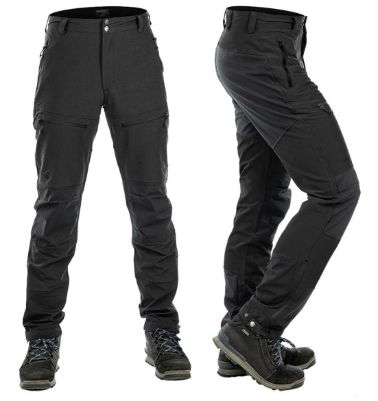 Брюки мужские, водоотталкивающие и эластичные, чёрные, Perfomance (Arrak Outdoor)