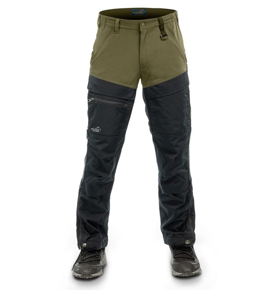 Брюки мужские водонепроницаемые и эластичные, оливково-зеленые, Hybrid (Arrak Outdoor)