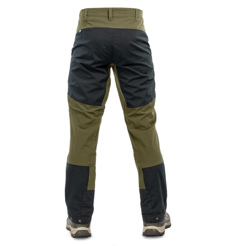 Püksid meestele, vetthülgavad ja elastsed, oliiviroheline Hybrid (Arrak Outdoor)