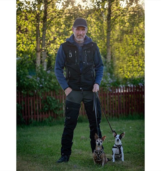 Брюки мужские водонепроницаемые и эластичные, серые, Hybrid (Arrak Outdoor)