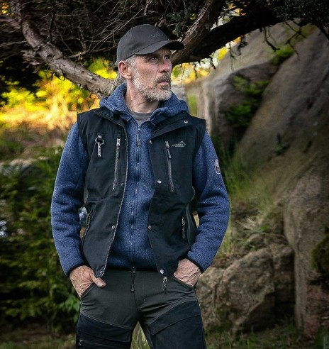 Брюки мужские водонепроницаемые и эластичные, серые, Hybrid (Arrak Outdoor)