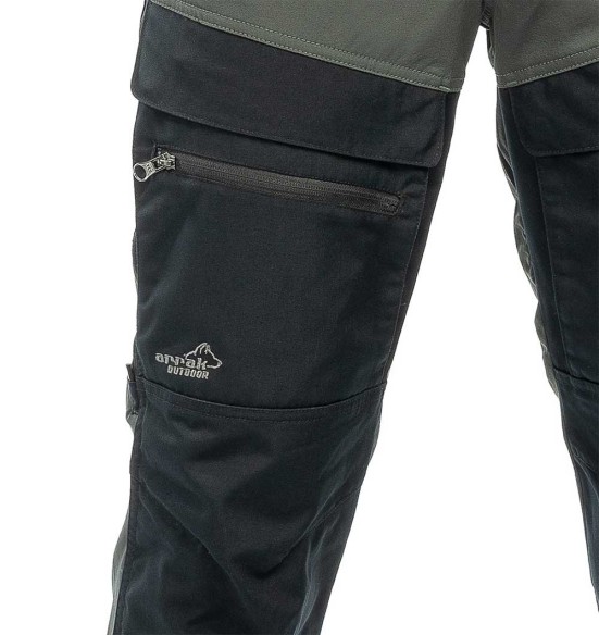 Брюки мужские водонепроницаемые и эластичные, серые, Hybrid (Arrak Outdoor)