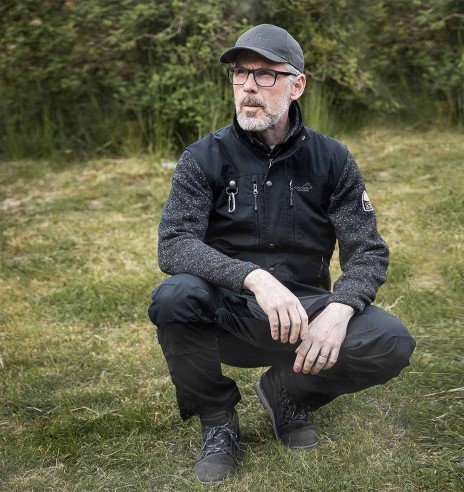 Брюки мужские водонепроницаемые и эластичные, серые, Hybrid (Arrak Outdoor)