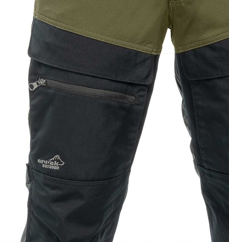 Брюки женские водонепроницаемые и эластичные, оливково-зеленые Hybrid (Arrak Outdoor)