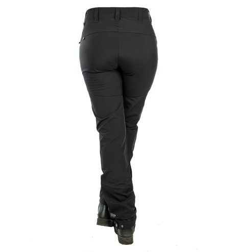 Püksid naistele õhemad, vetthülgavad ja elastsed, must, Perfomance (Arrak Outdoor)