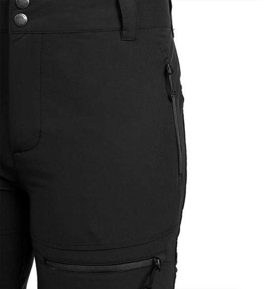 Püksid naistele õhemad, vetthülgavad ja elastsed, must, Perfomance (Arrak Outdoor)