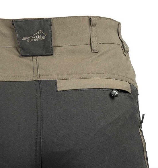 Püksid naistele, stretšpaneelidega ja vetthülgavad, pruun, Active Stretch (Arrak Outdoor)