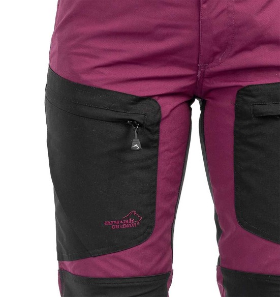 Püksid naistele, stretšpaneelidega ja vetthülgavad, lilla, Active Stretch (Arrak Outdoor)