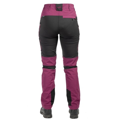 Püksid naistele, stretšpaneelidega ja vetthülgavad, lilla, Active Stretch (Arrak Outdoor)