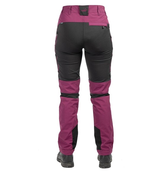 Püksid naistele, stretšpaneelidega ja vetthülgavad, lilla, Active Stretch (Arrak Outdoor)