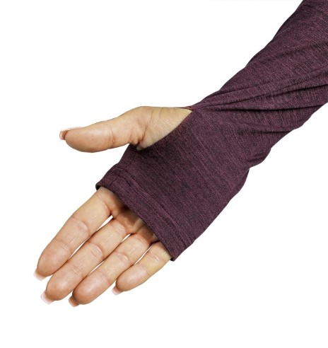 Sviiter naistele, superpehme, fuksia-lilla Action Top (Arrak Outdoor)