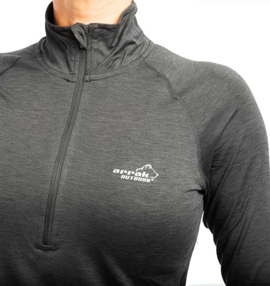 Sviiter naistele, superpehme, hall, Action Top (Arrak Outdoor)