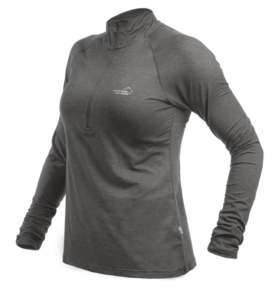 Sviiter naistele, superpehme, hall, Action Top (Arrak Outdoor)