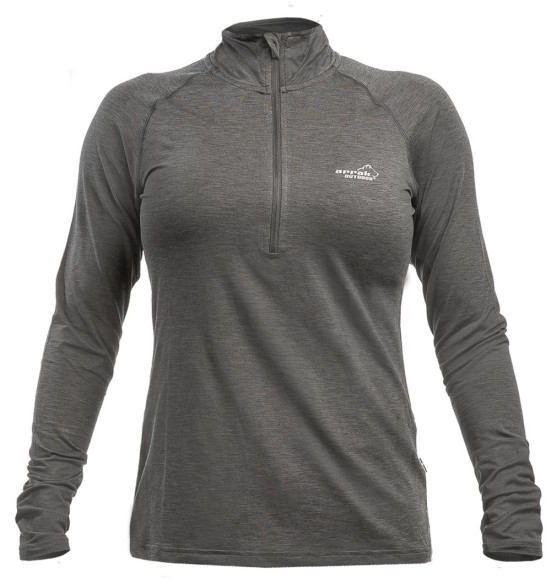 Sviiter naistele, superpehme, hall, Action Top (Arrak Outdoor)