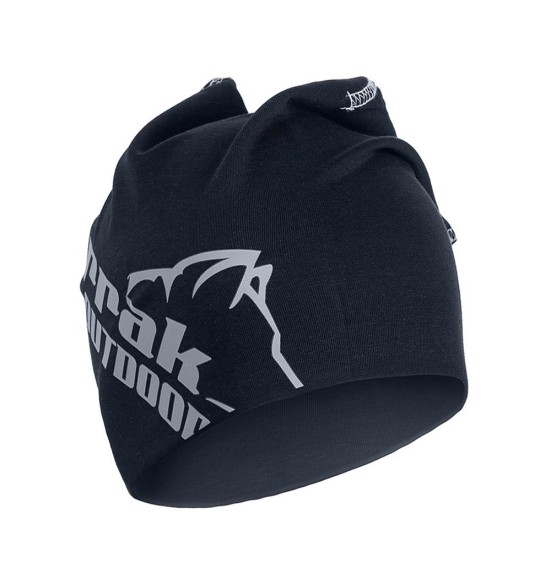 Müts puuvillast ja elastaanist tumesinine Beanie (Arrak Outdoor)