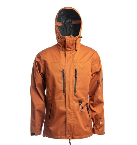 Куртка женская водонепроницаемая и ветрозащитная, оранжевая Summit (Arrak Outdoors)