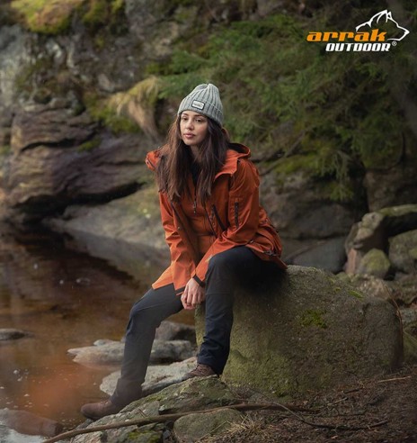 Jope naistele, eriti vee- ja tuulekindel, oranž Summit (Arrak Outdoors)