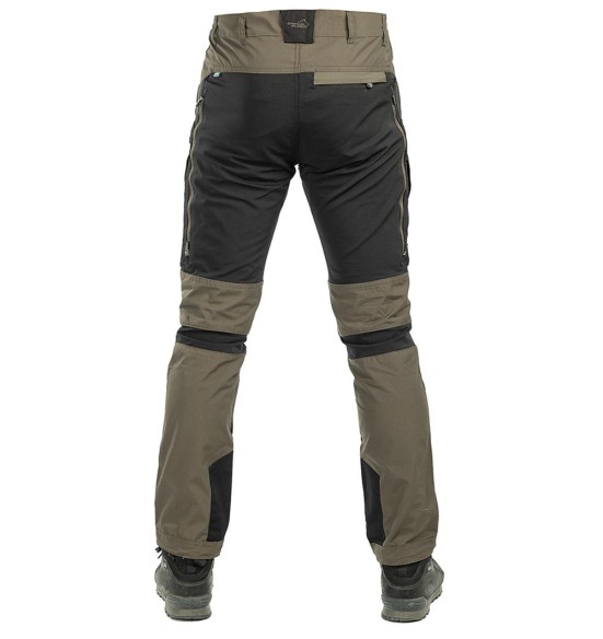 Püksid meestele, stretšpaneelidega ja vetthülgavad, pruun, Active Stretch (Arrak Outdoor)