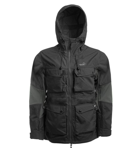 Куртка мужская, водоотталкивающая, чёрная, Hybrid (Arrak Outdoors)