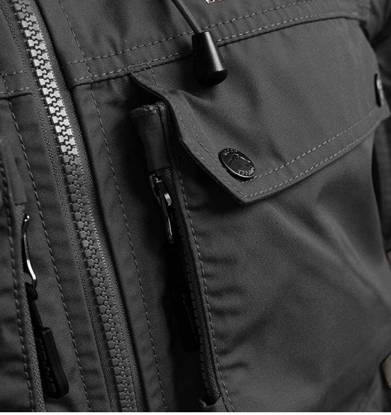 Куртка мужская, водоотталкивающая, чёрная, Hybrid (Arrak Outdoors)