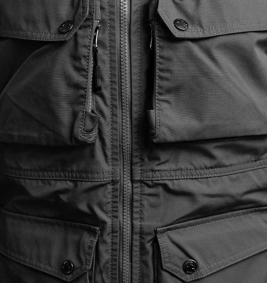 Куртка мужская, водоотталкивающая, чёрная, Hybrid (Arrak Outdoors)