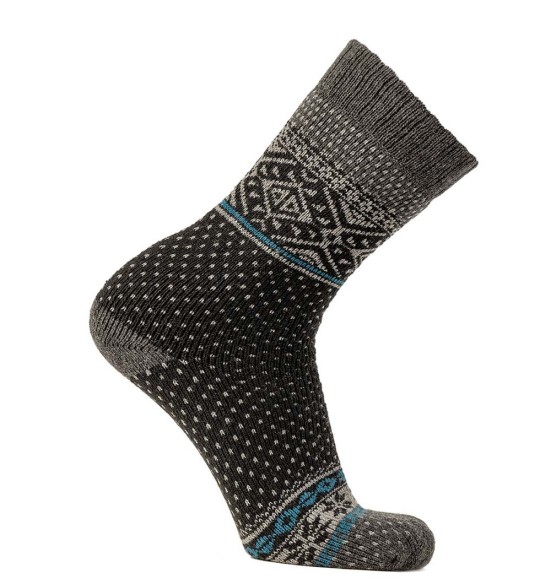 Mustriga sokid, meriinovillaga, mustad, Wool Outdoor Sock (Arrak Outdoor)