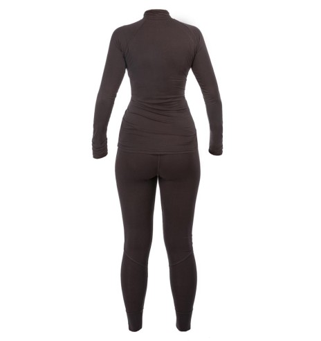 Aluspesu kompleks naistele, bambusviskoosist, superpehme, must, Ultra Bamboo (Arrak Outdoor)