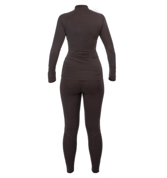 Aluspesu kompleks naistele, bambusviskoosist, superpehme, must, Ultra Bamboo (Arrak Outdoor)