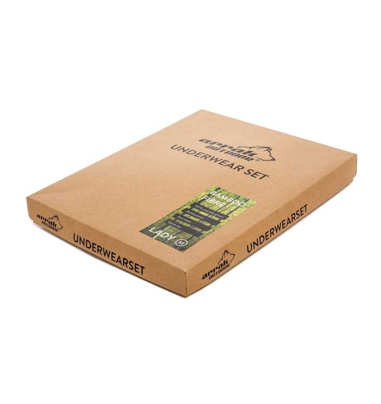 Aluspesu kompleks naistele, bambusviskoosist, superpehme, must, Ultra Bamboo (Arrak Outdoor)