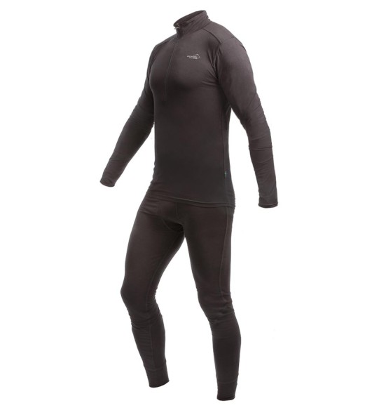 Aluspesu komplekt meestele, bambusviskoosist, superpehme, must, Ultra Bamboo (Arrak Outdoor)