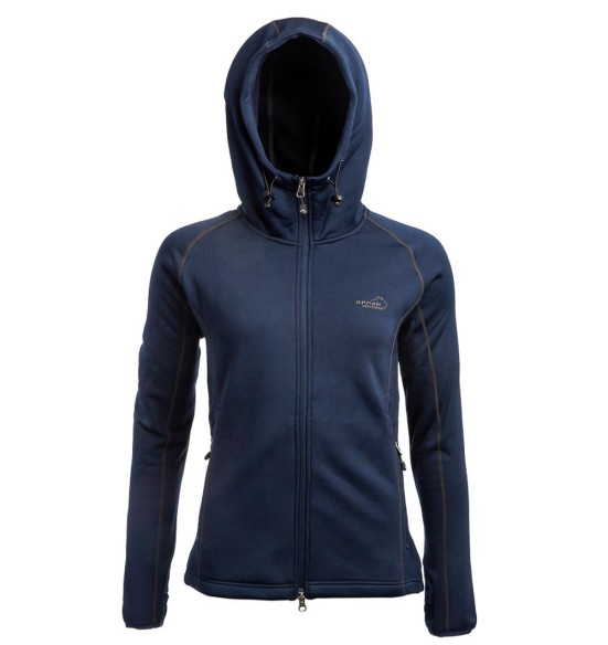 Fliis naistele, kapuutsiga, sinine, Power, fliisist dressipluus pusa (Arrak Outdoors)