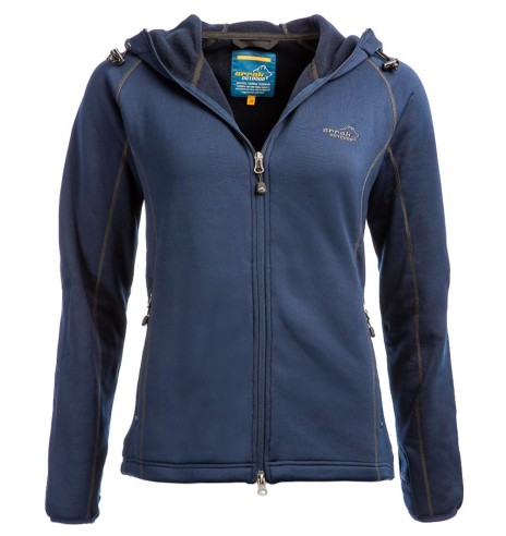 Fliis naistele, kapuutsiga, sinine, Power, fliisist dressipluus pusa (Arrak Outdoors)