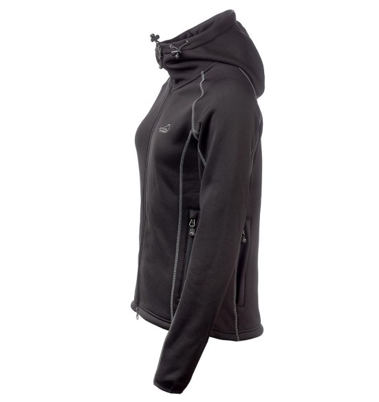 Fliis naistele, kapuutsiga, must, Power, fliisist dressipluus pusa (Arrak Outdoors)