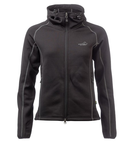 Fliis naistele, kapuutsiga, must, Power, fliisist dressipluus pusa (Arrak Outdoors)