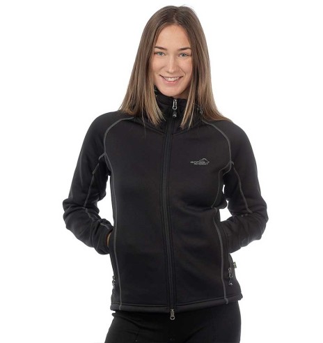 Fliis naistele, kapuutsiga, must, Power, fliisist dressipluus pusa (Arrak Outdoors)