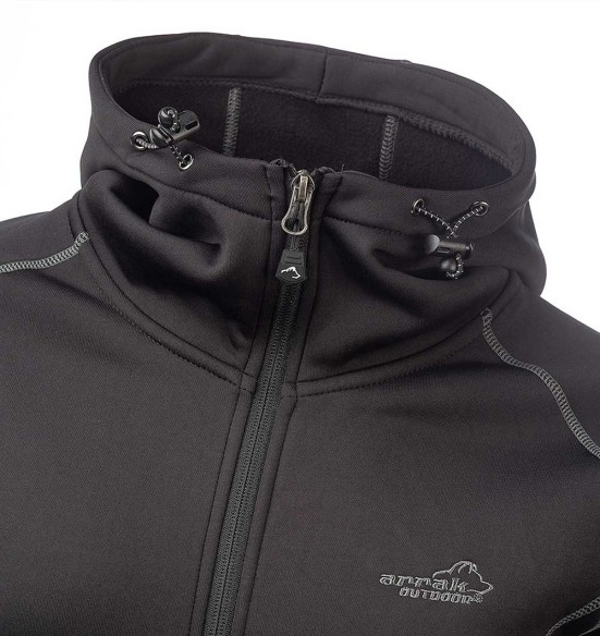 Fliis naistele, kapuutsiga, must, Power, fliisist dressipluus pusa (Arrak Outdoors)