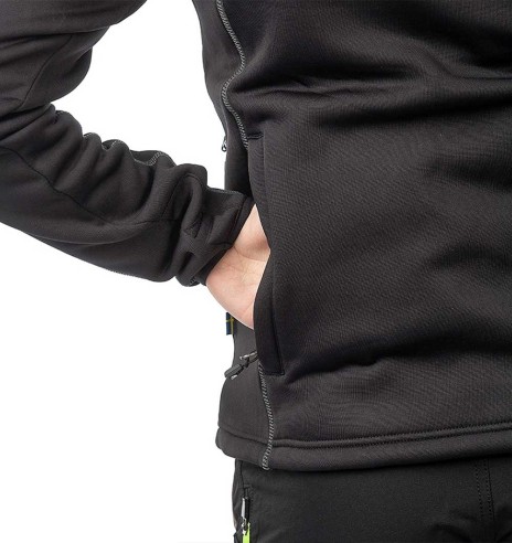 Fliis naistele, kapuutsiga, must, Power, fliisist dressipluus pusa (Arrak Outdoors)