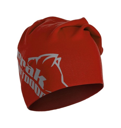 Müts puuvillast ja elastaanist, punane, Beanie (Arrak Outdoor)