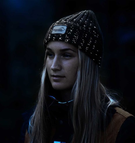 Müts helkurniitidega, hall, Reflective Hat (Arrak Outdoor)