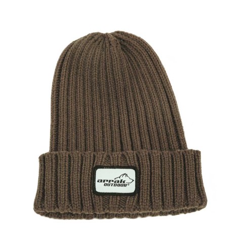 Müts kootud, klassikaline soonik, oliiviroheline (Arrak Outdoor)