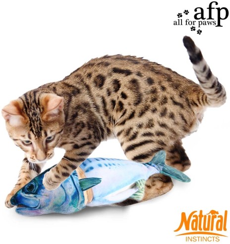 Мягкая игрушка для кошек Chopped Fish Mackerel (AFP - Natural Instincts)