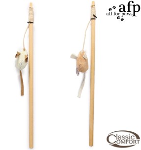 Игрушка для кошек - удочка с мышкой Cat Wand (Pawise) – Игрушки-дразнилки – Pawise – Valgekihv 2